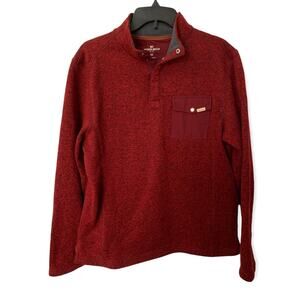 WOOLRICH Men’s Stand Up Collar Long Sleeve Sweater. M